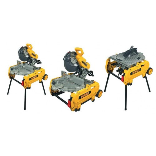 DeWALT D27107XPS-QS bordrundsav med understel og hjul