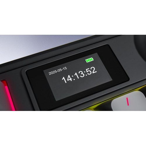 Hator Skyfall Pro Wireless 100 - mekanisk gaming-tastatur med RGB og trådløs/USB, US QWERTY - sort/grå