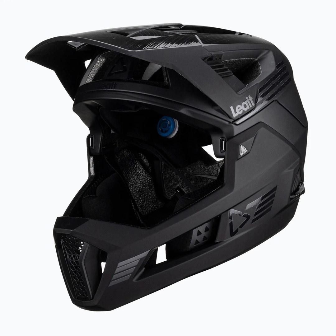 Leatt MTB Enduro 4.0 V23 cykelhjelm med aftagelig hagerem - M, sort