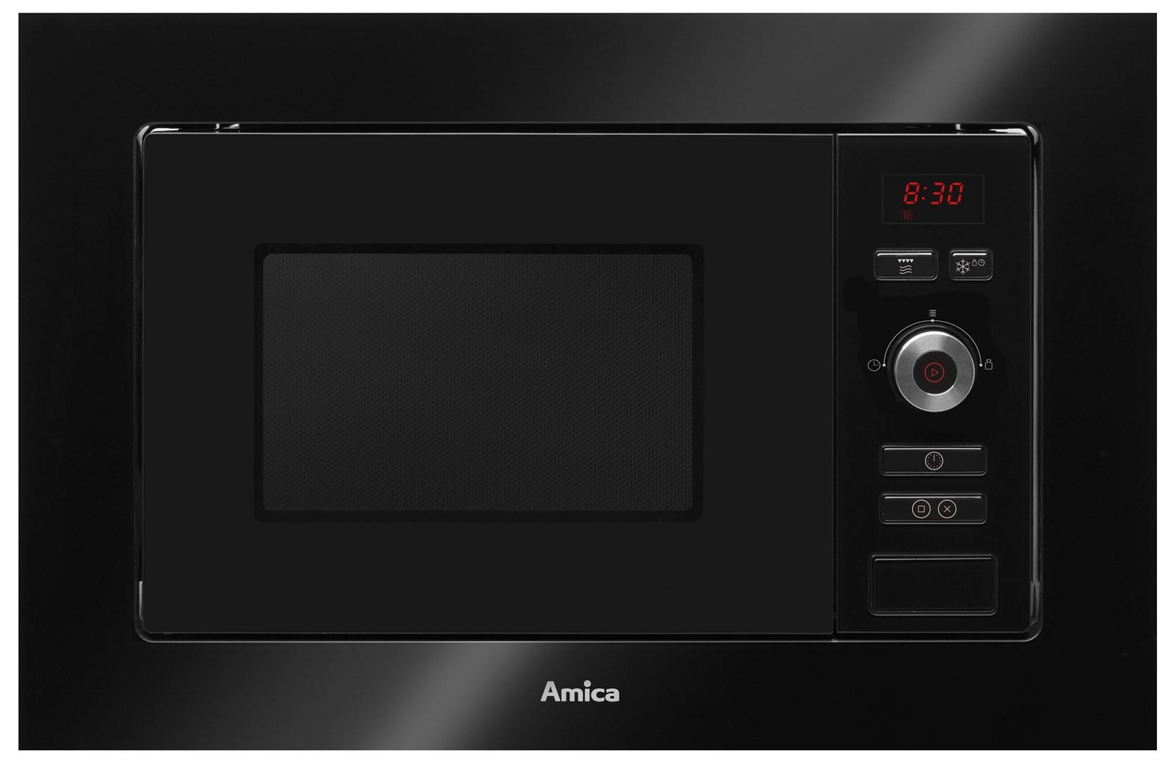 Amica AMMB20E1GB indbygget mikroovn med grill - 20 l, 800 W, sort