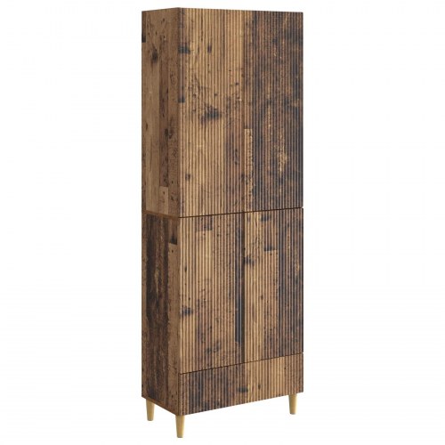Skab Sæt 2 stk 66 x 34,5 x 95 cm Konstrueret træ