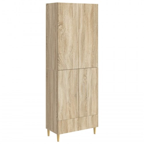 Skab Sæt 2 stk 66 x 34,5 x 95 cm Konstrueret træ