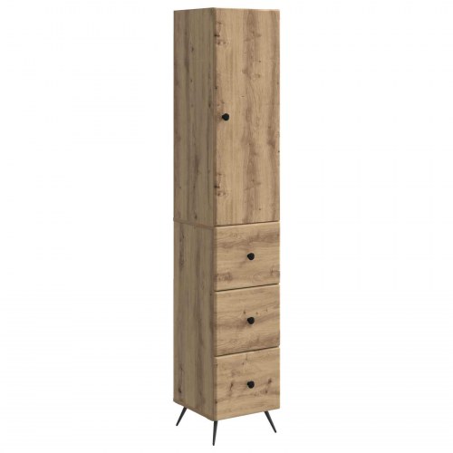 Skab Sæt 2 stk Artisan-eg 34,5 x 34,5 x 90 cm Konstrueret træ