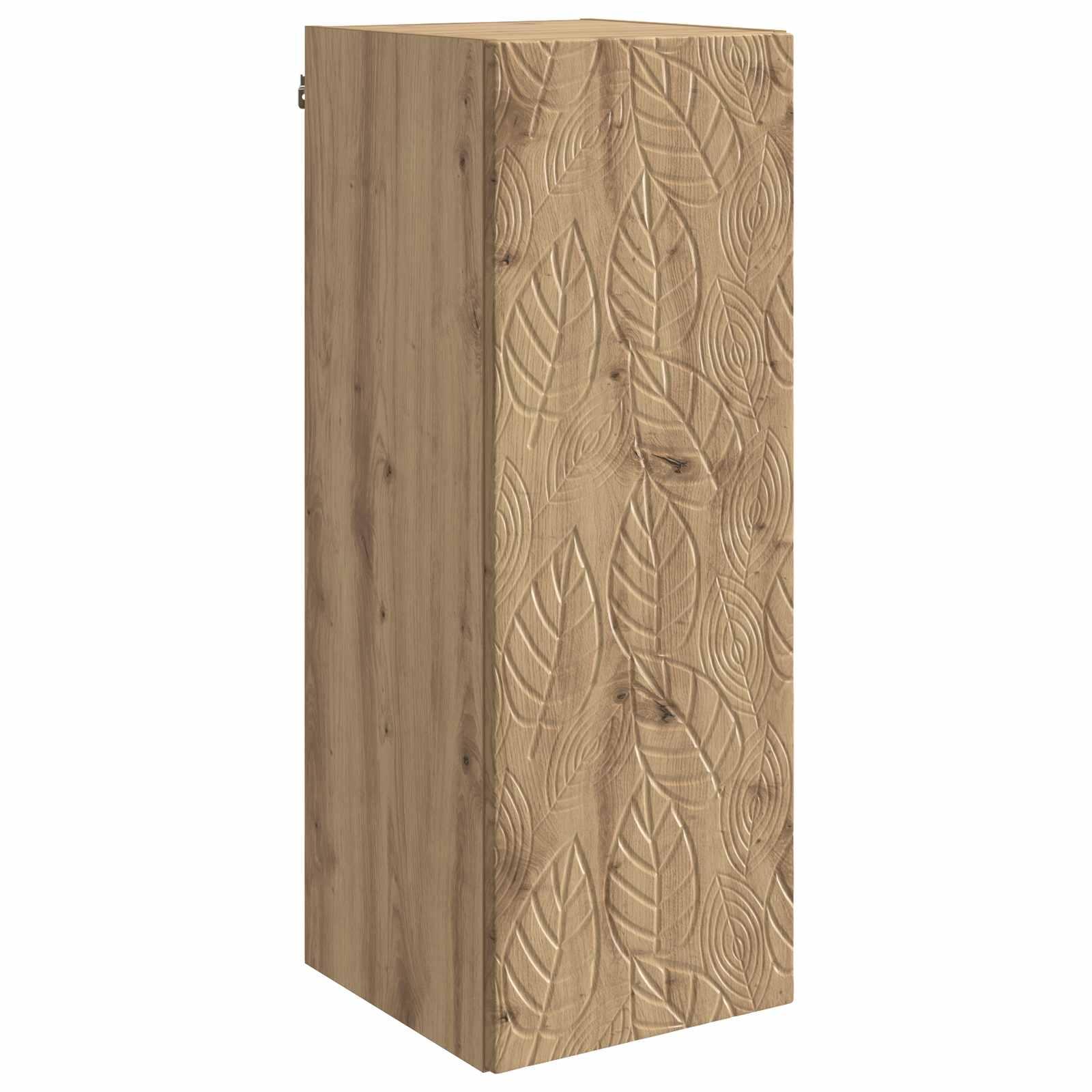 Vægmonteret skab Artisan-eg 33 x 34,5 x 90 cm Konstrueret træ
