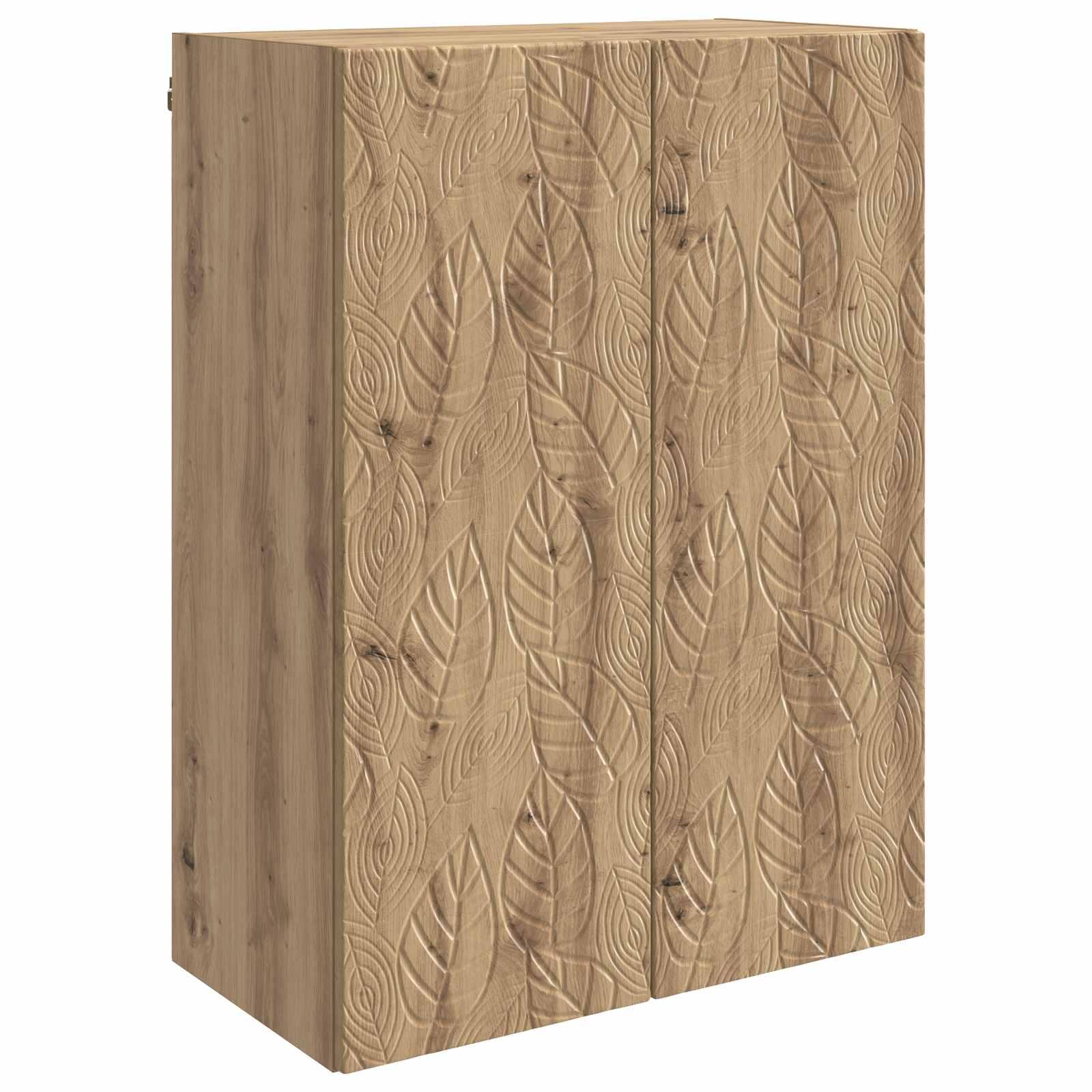 Vægmonteret skab Artisan-eg 66 x 34,5 x 90 cm Konstrueret træ