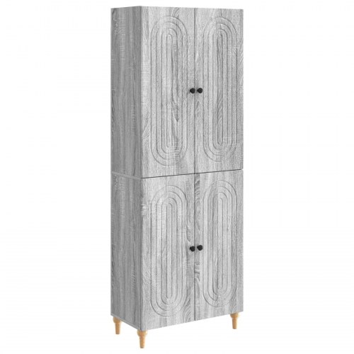 Skab Sæt 2 stk 66 x 34,5 x 90 cm Konstrueret træ