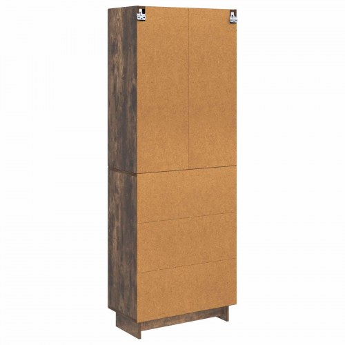 Skab Sæt 2 stk 66 x 34,5 x 90 cm Konstrueret træ