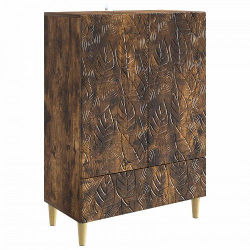 Sidebord Røget eg 66 x 34,5 x 95 cm Konstrueret træ