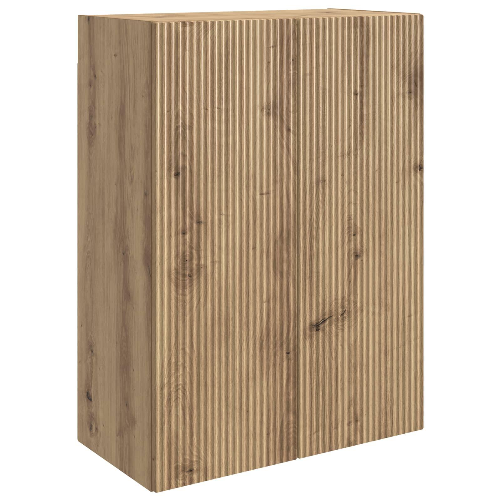 Vægmonteret skab Artisan-eg 66 x 34,5 x 90 cm Konstrueret træ