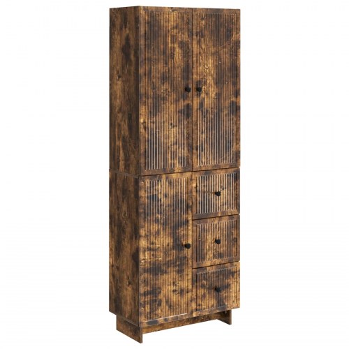Skab Sæt 2 stk 66 x 34,5 x 90 cm Konstrueret træ