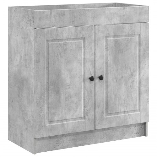 Bad møbel under vasken Betongrå 78,5 x 37,5 x 81 cm