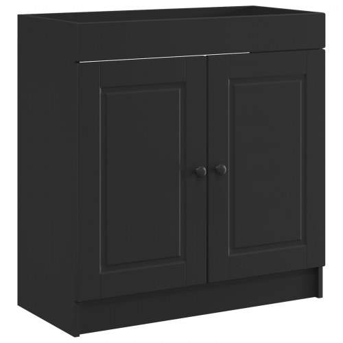 Bad møbel under vasken Sort 78,5 x 37,5 x 81 cm Konstrueret træ