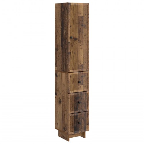Skab Sæt 2 stk Gammelt træ 33 x 34,5 x 90 cm Konstrueret træ