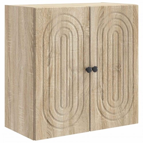 Vægmonteret skab Sonoma-eg 59 x 31 x 60 cm Konstrueret træ