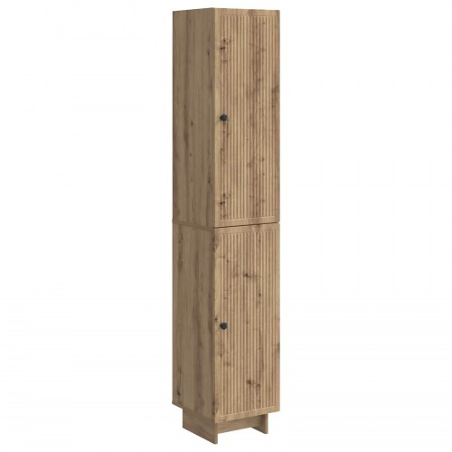 Skab Sæt 2 stk Artisan-eg 34,5 x 33 x 90 cm Konstrueret træ