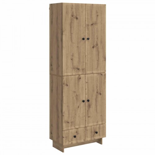 Skab Sæt 2 stk Artisan-eg 66 x 34,5 x 95 cm Konstrueret træ