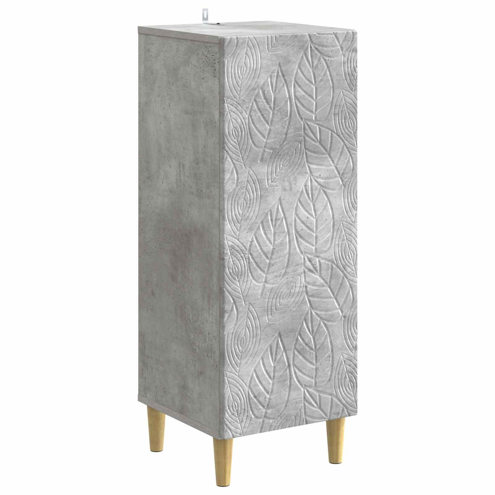 Sidebord Betongrå 33 x 34,5 x 90 cm Konstrueret træ