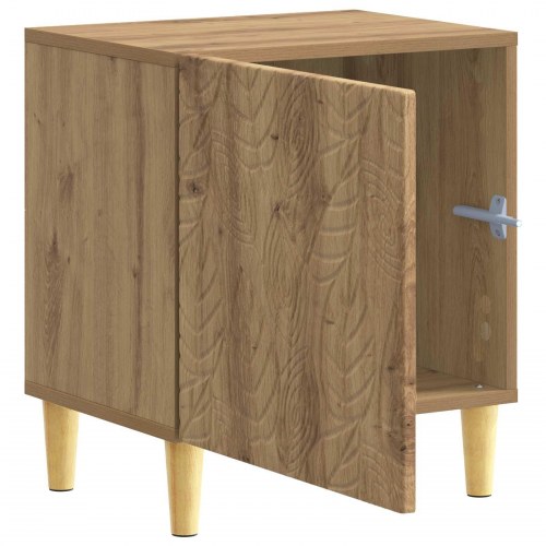 Sengebord 2 stk Artisan-eg 43 x 34,5 x 50 cm Konstrueret træ