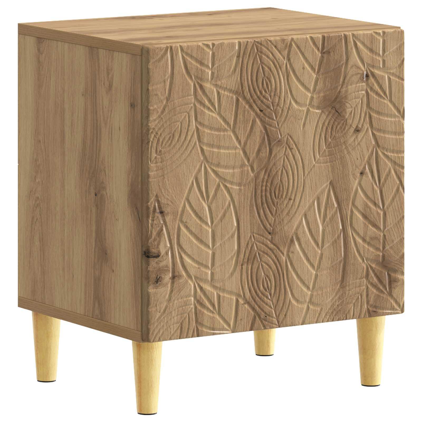 Sengebord Artisan-eg 43 x 34,5 x 50 cm Konstrueret træ