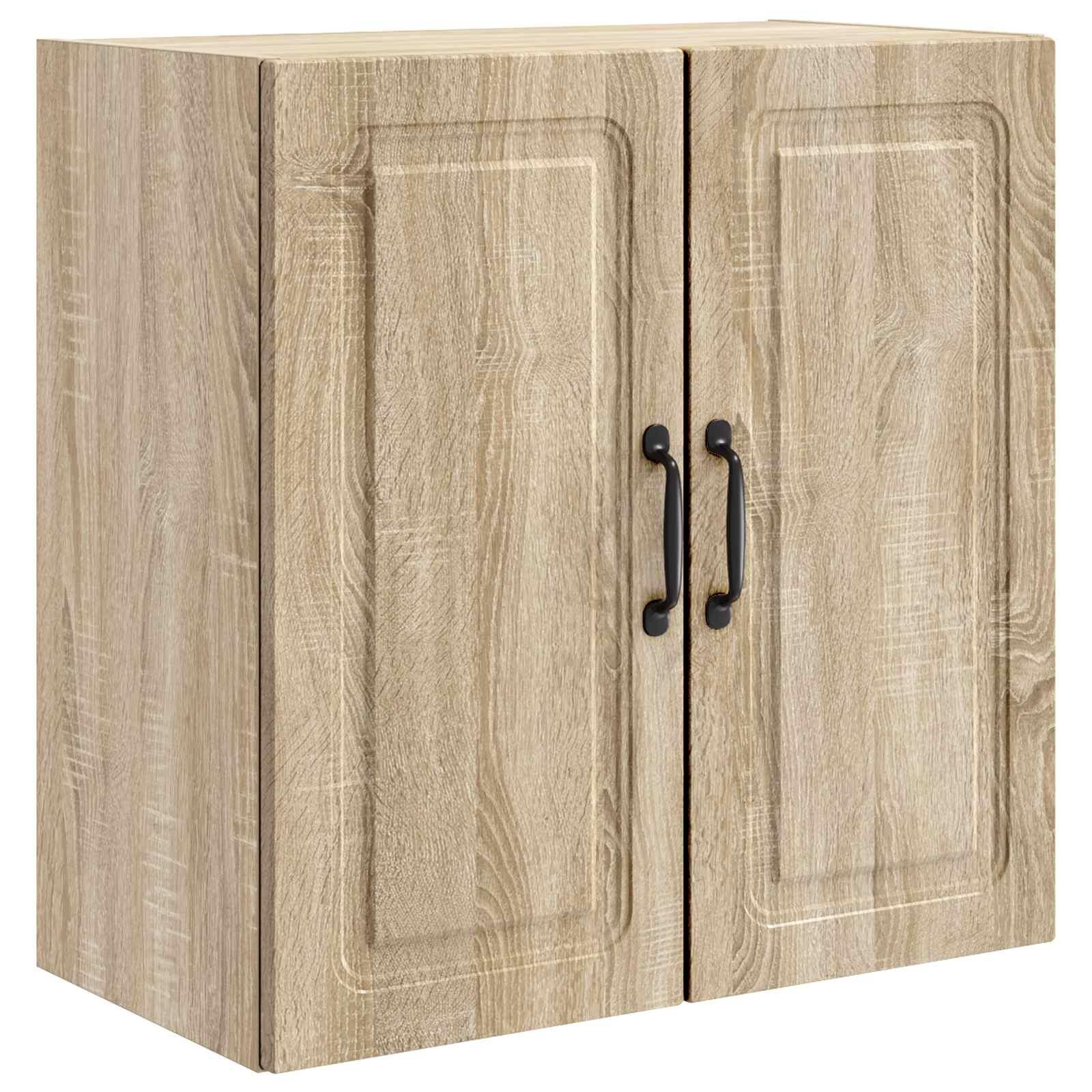 Vægmonteret skab Sonoma-eg 59 x 31 x 60 cm Konstrueret træ