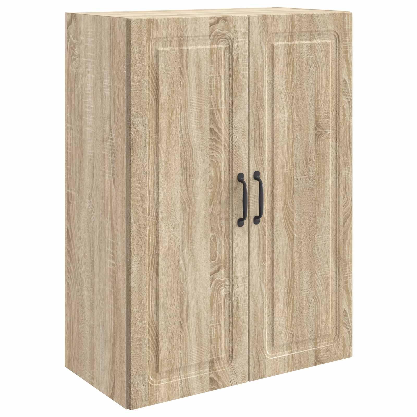 Vægmonteret skab Sonoma-eg 66 x 34,5 x 90 cm Konstrueret træ