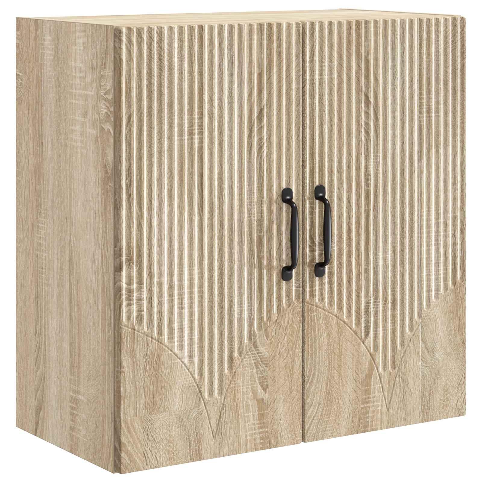 Vægmonteret skab Sonoma-eg 59 x 31 x 60 cm Konstrueret træ