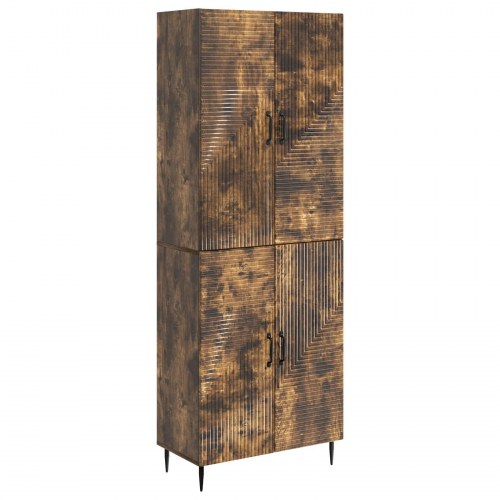 Skab Sæt 2 stk 66 x 34,5 x 89,5 cm Konstrueret træ