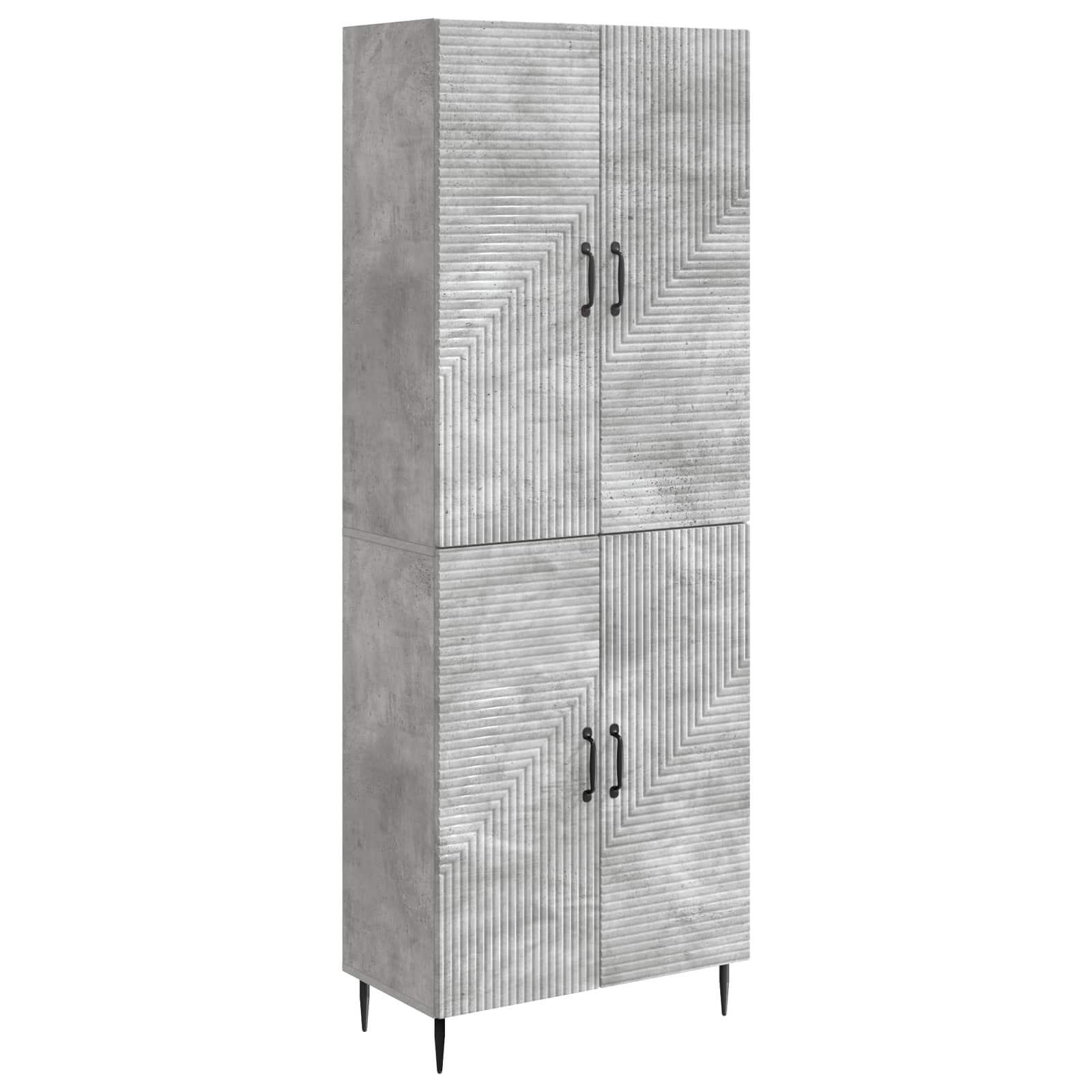 Skab Sæt 2 stk 66 x 34,5 x 89,5 cm Konstrueret træ