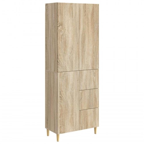 Skab Sæt 2 stk 66 x 34,5 x 90 cm Konstrueret træ