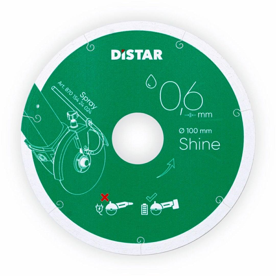 DISTAR Shine diamantskive 100 mm - 0,6 mm, hul 22,23 mm