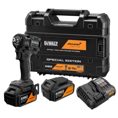DeWALT DCF92MP2T XR 18V 1/2" slagtopnøgle - McLaren Special Edition, 2×5,0 Ah