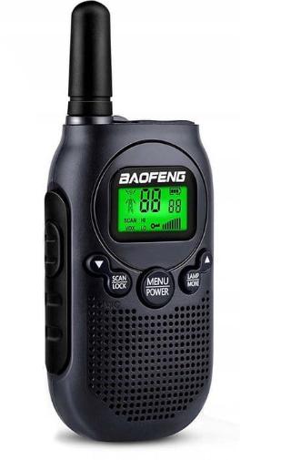 Baofeng BF‑T6 walkie-talkie sæt - sort (2 stk.)