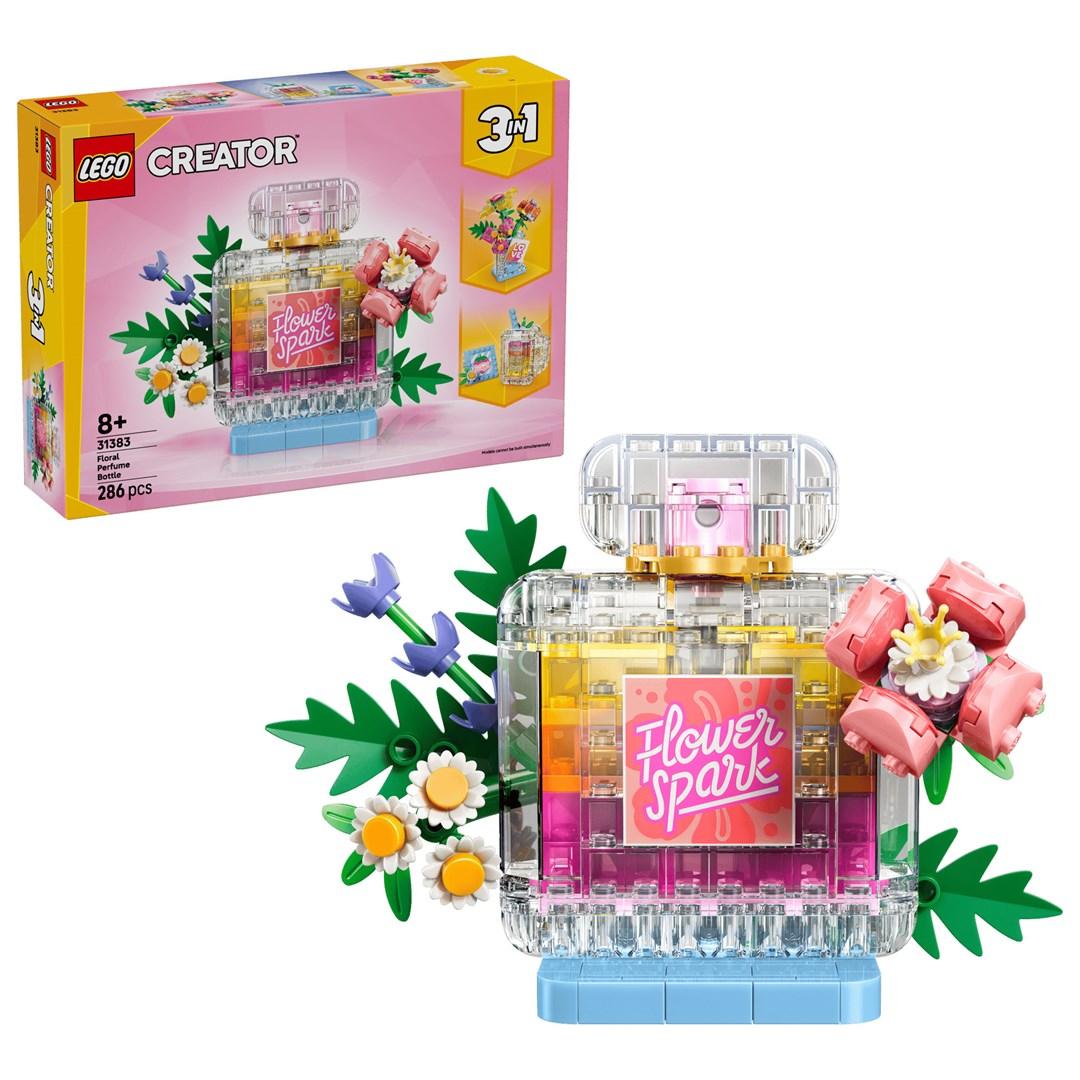 LEGO Creator 3-i-1 31383 - Blomsterduft parfumeflaske byggesæt (286 dele) billede