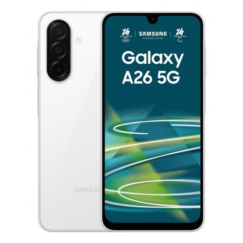 Samsung Galaxy A26 6,7" 6/128 GB 5G - Hvid smartphone