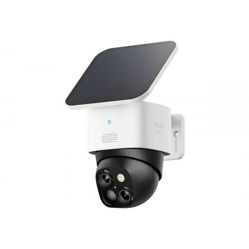 Eufy SoloCam S340 udendørs overvågningskamera med solpanel - 3K, pan/tilt, tovejs-lyd, Wi‑Fi