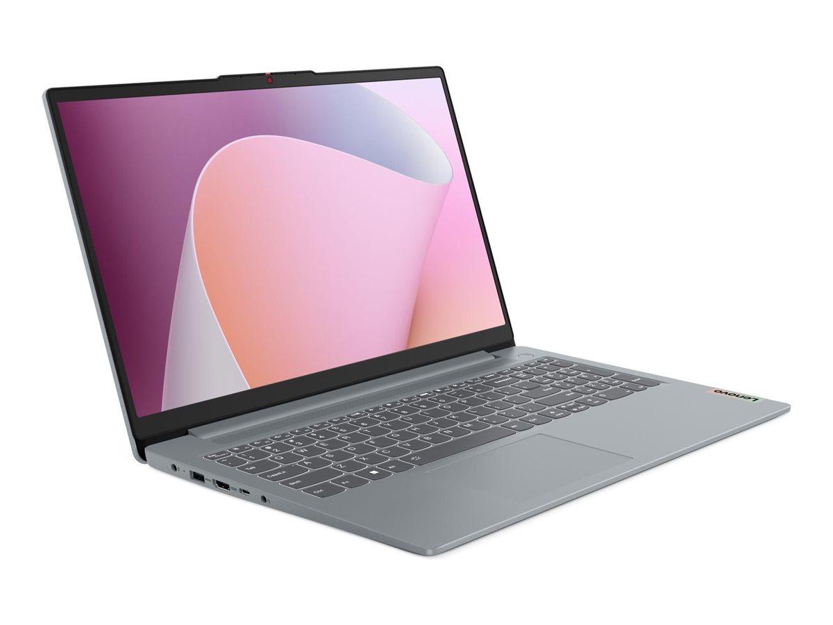 Lenovo IdeaPad Slim 3 15AMN8 15,6" FHD bærbar - Athlon Silver 7120U, 8 GB RAM, 128 GB SSD, Wi‑Fi 6 - Polar-grå billede