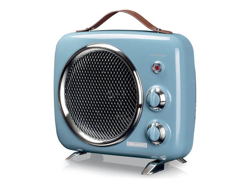 Ariete Vintage 0808 varmeventilator til bord - blå, 2.000 W