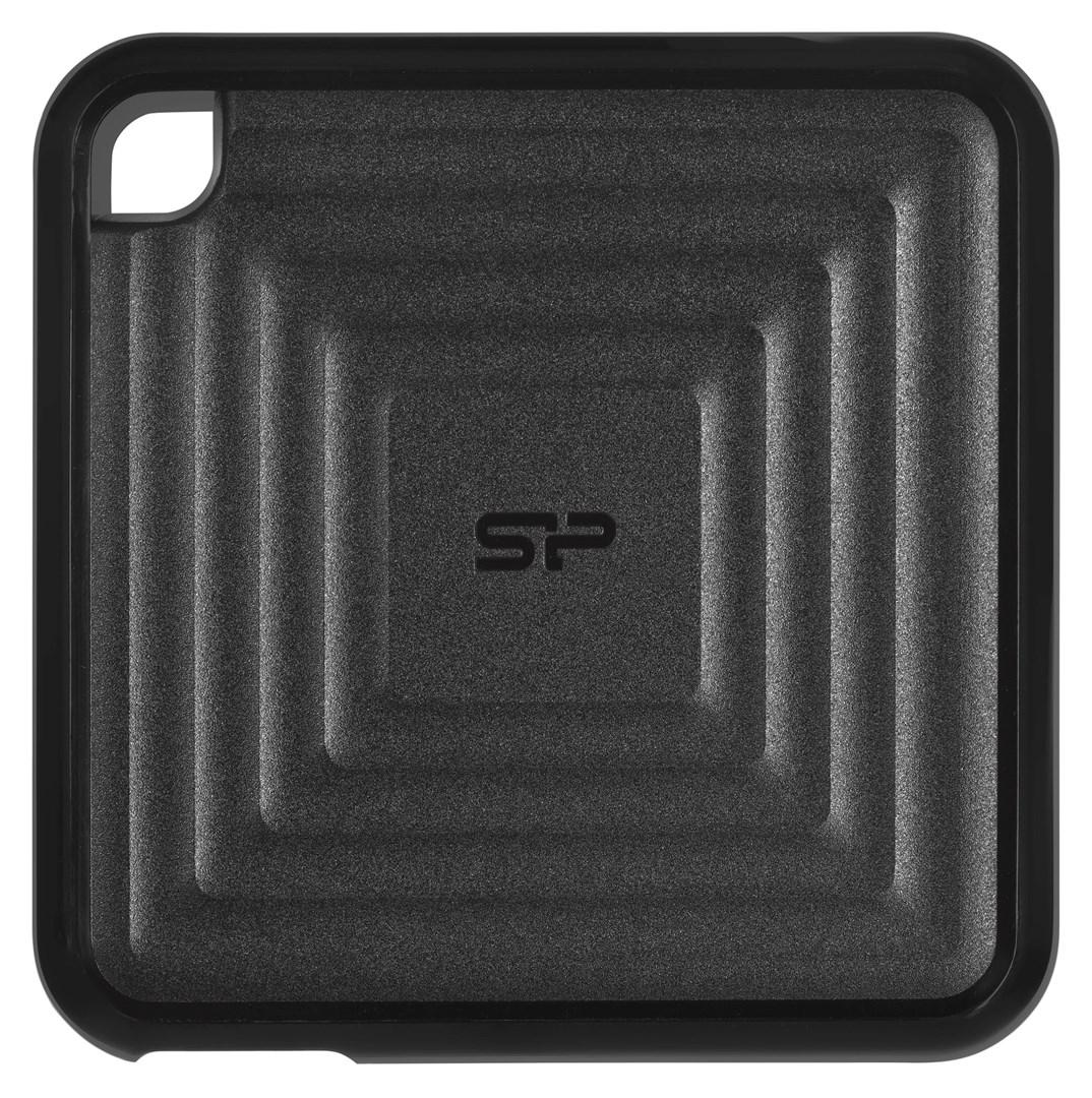 Silicon Power PC60 - 256 GB ekstern SSD, USB-C 3.2 Gen 2 - Sort billede