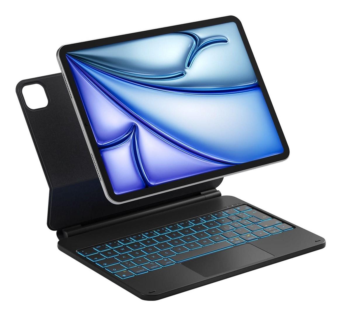 Inateck KB09119 tastatur til iPad - bagbelyst folio-keyboard (sort)