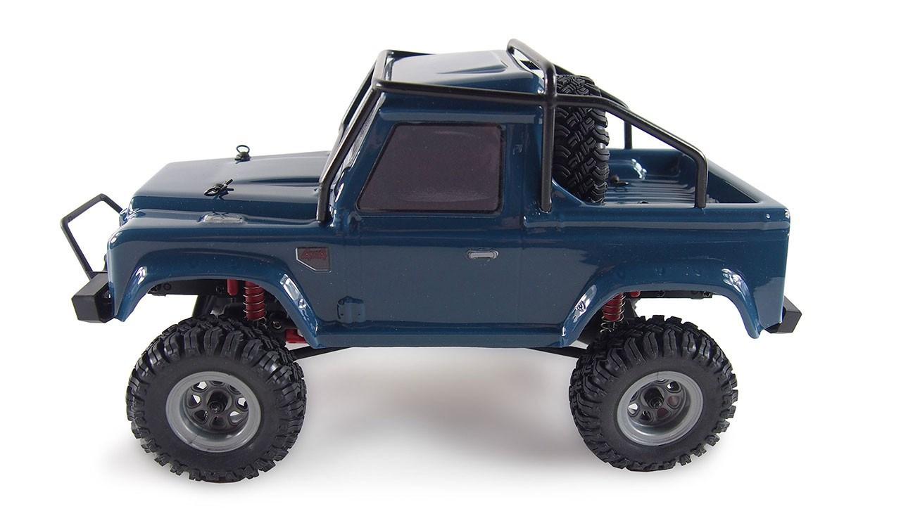 AMX Rock Crawler AM24 fjernstyret offroad-bil 1:24 - blå 4WD RTR