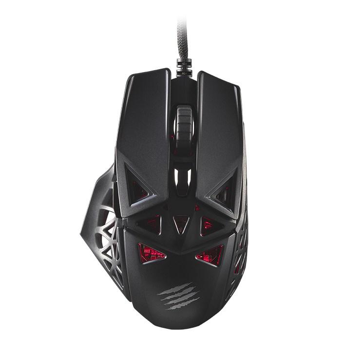 Mad Catz M.O.J.O. M1 gaming-mus - højrehåndet, optisk, 12.000 DPI billede