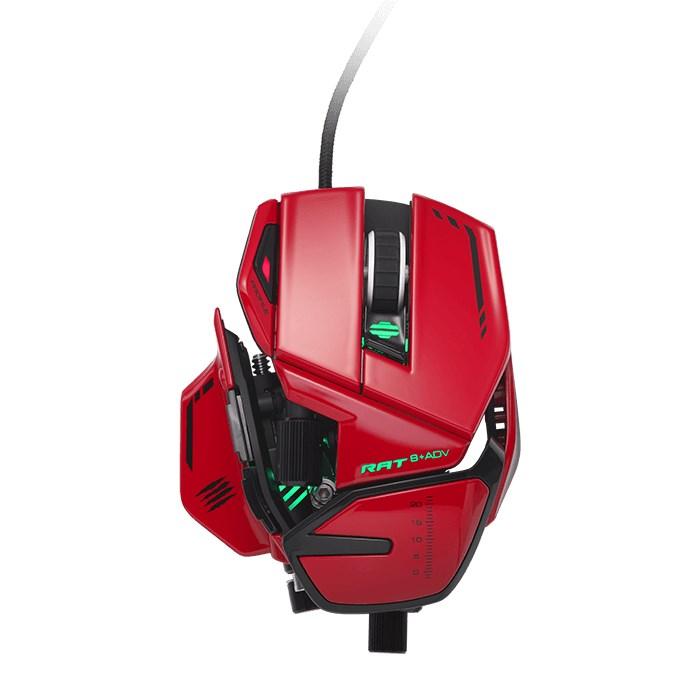 Mad Catz R.A.T. 8+ ADV gaming-mus - højrehåndet, USB, optisk, 20.000 DPI billede