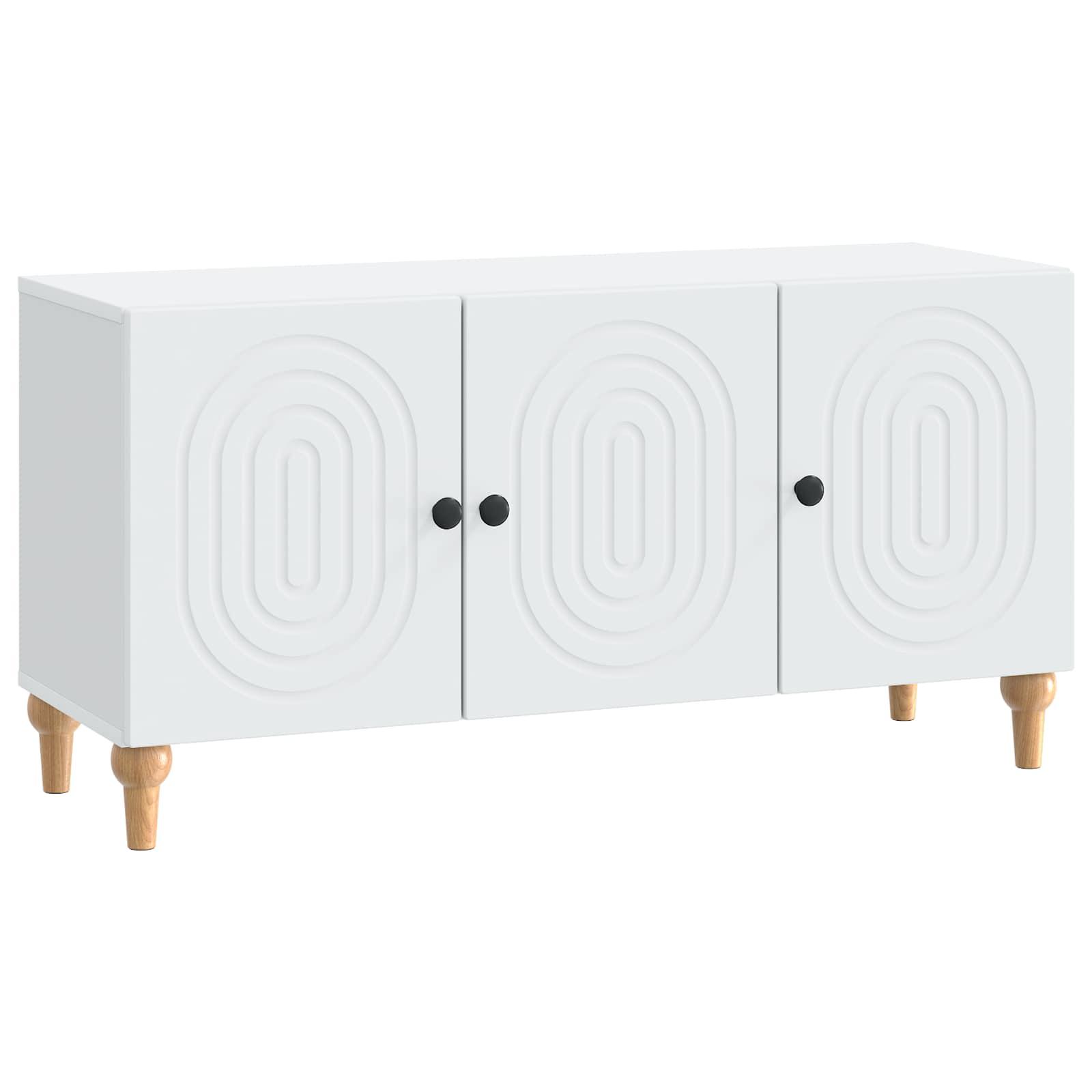 TV-skab Hvid 99 x 34,5 x 50 cm Konstrueret træ