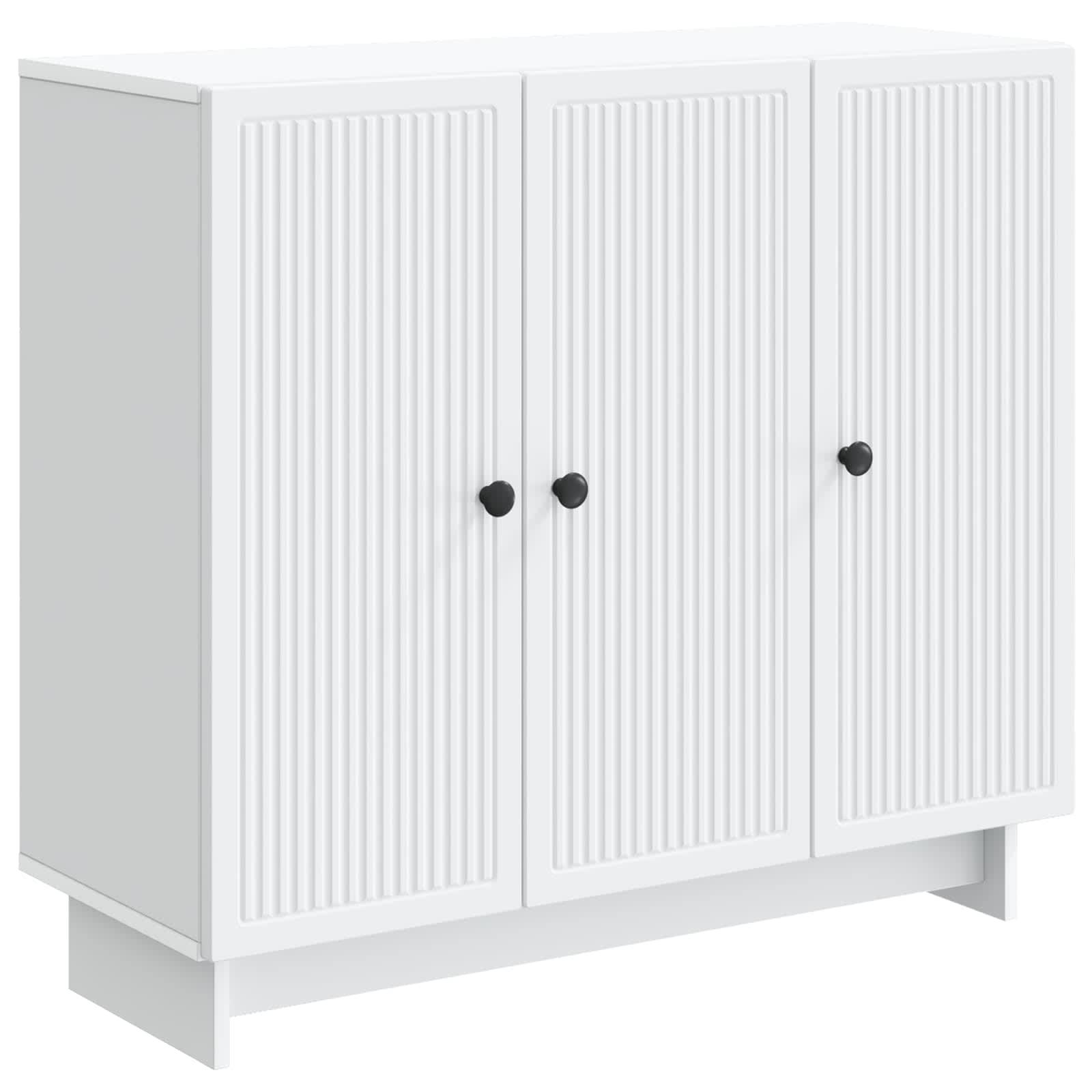 Sidebord Hvid 89 x 34,5 x 80 cm Konstrueret træ