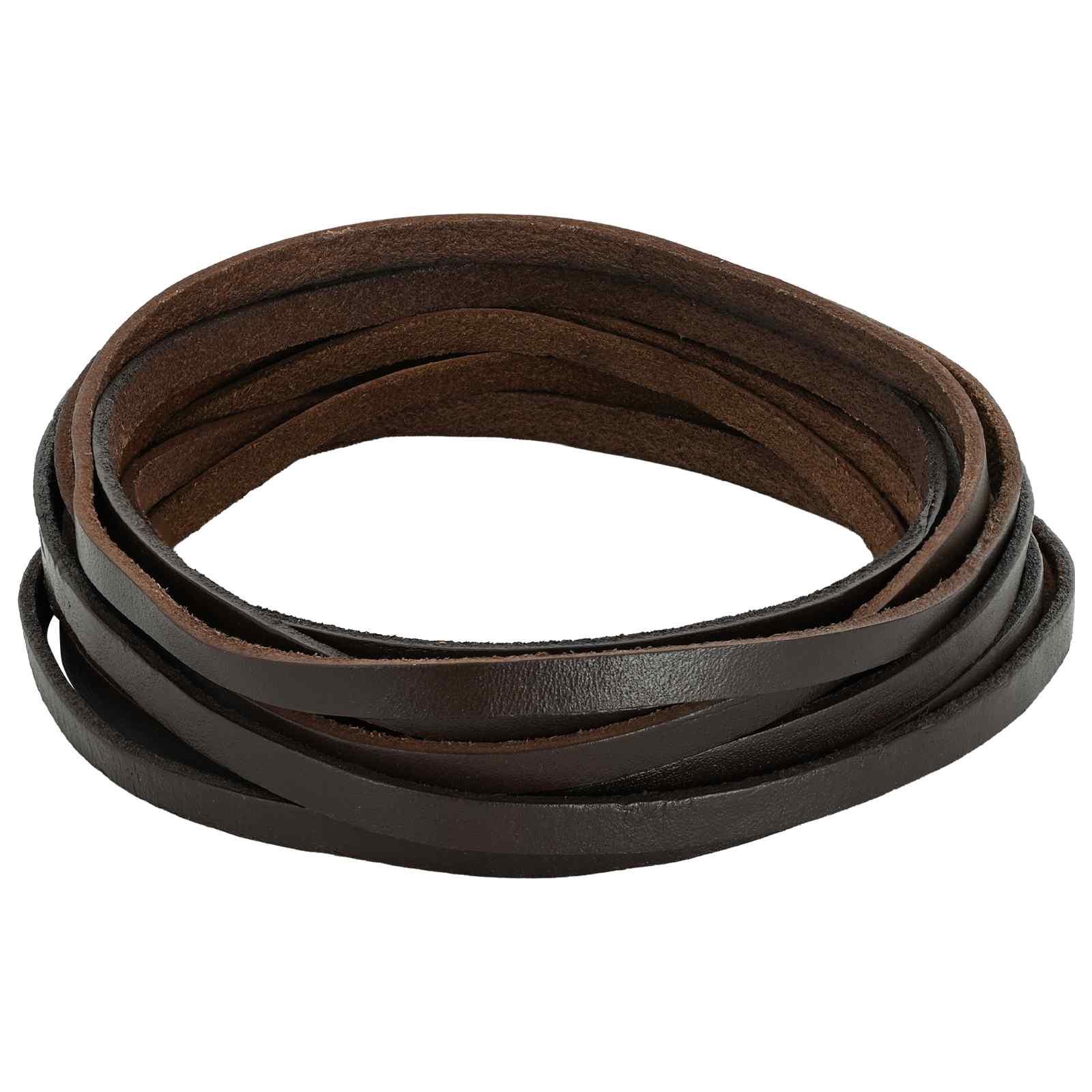 Læderrem Mørk Brun 200 x 0,6 cm Læder