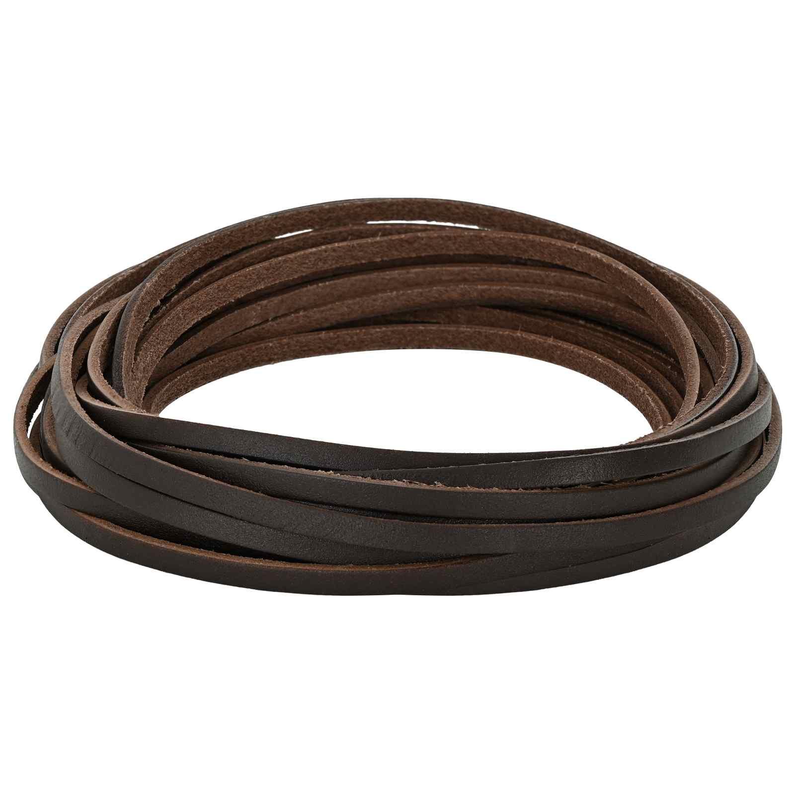 Læderrem Mørk Brun 200 x 0,4 cm Læder