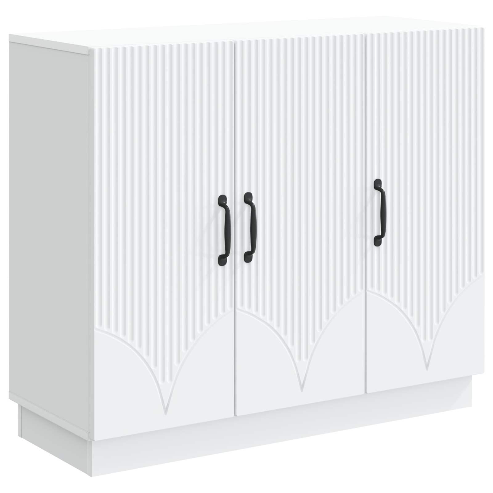 Sidebord Hvid 89 x 34,5 x 77 cm Konstrueret træ