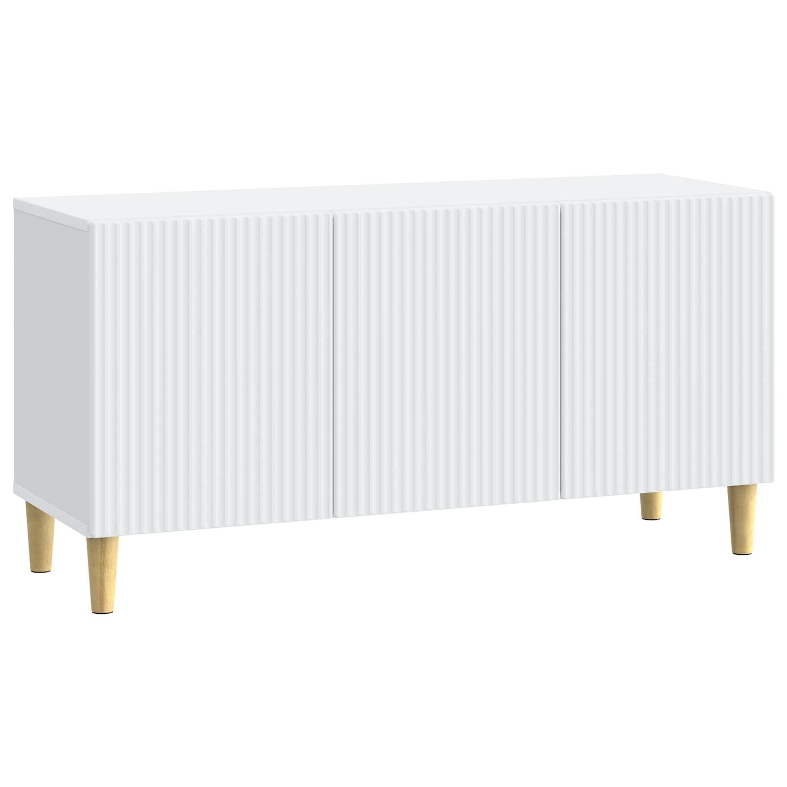 TV-skab Hvid 99 x 34,5 x 50 cm Konstrueret træ