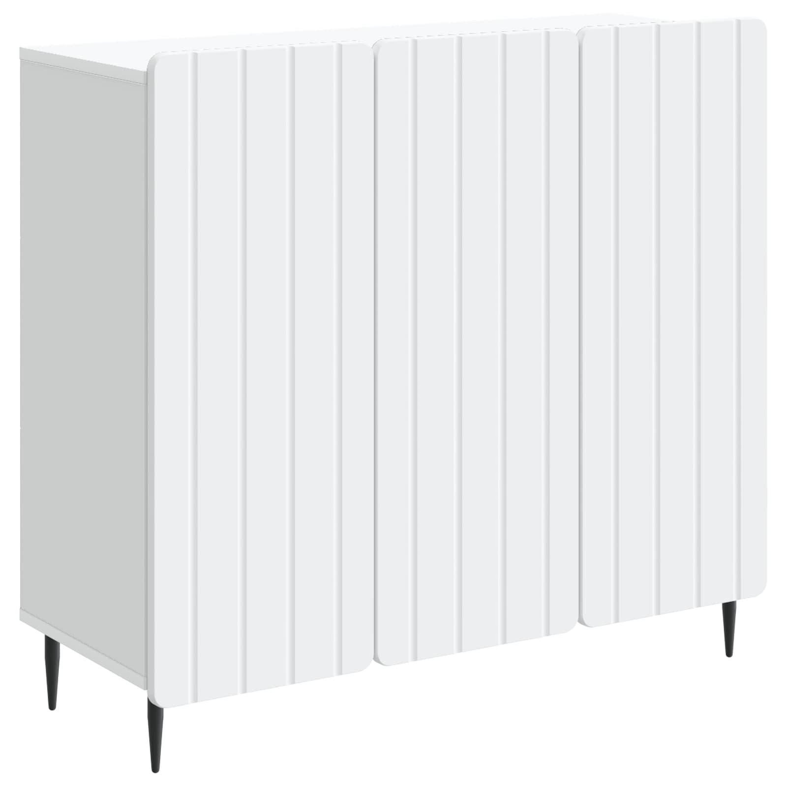 Sidebord Hvid 89 x 34,5 x 82 cm Konstrueret træ