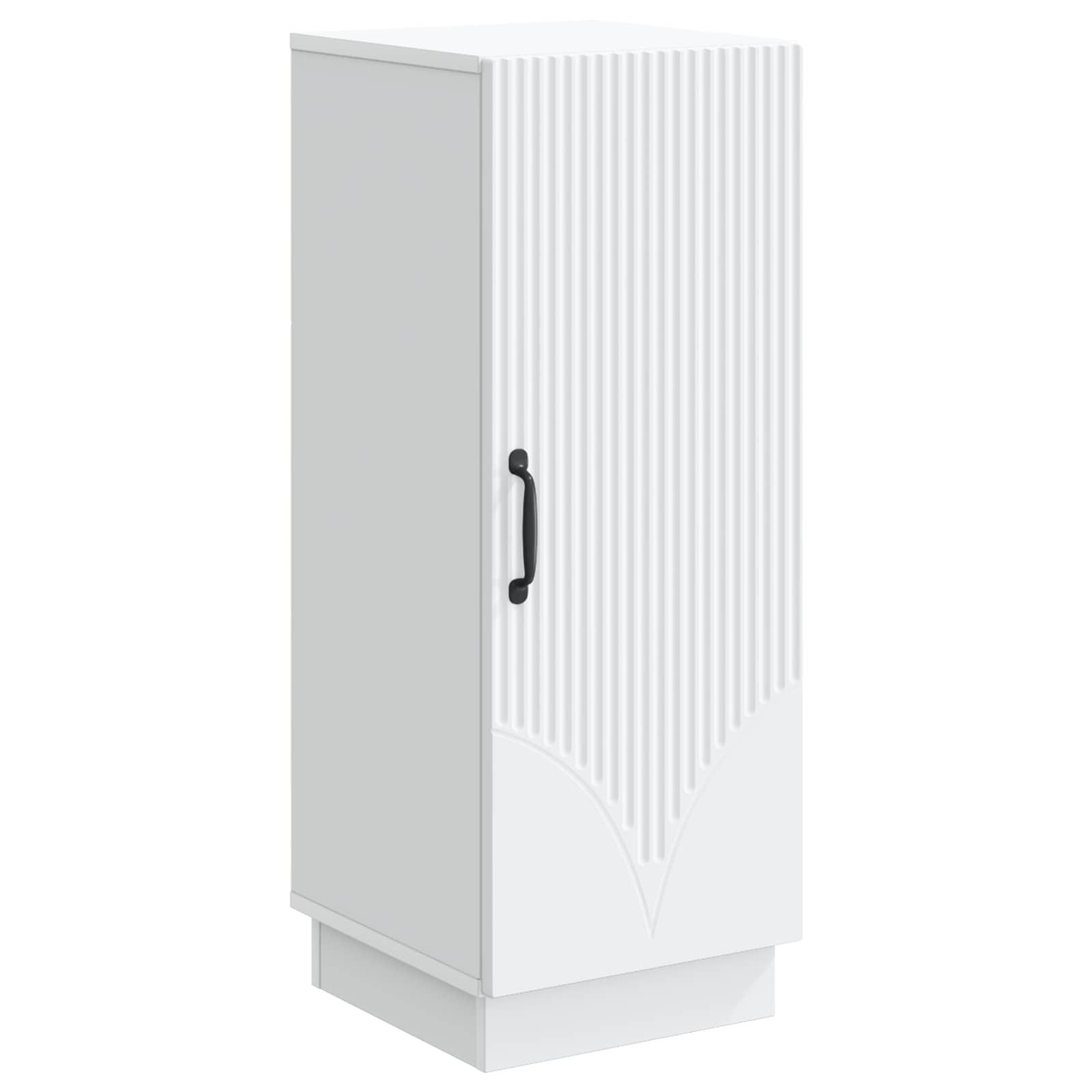 Sidebord Hvid 33 x 34,5 x 87 cm Konstrueret træ